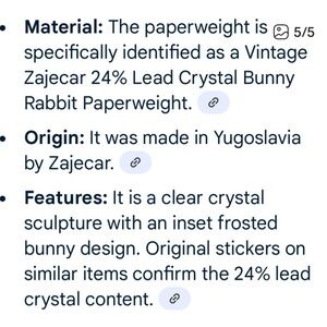 Zajecar Yugoslavia | Art | Zajecar Yugoslavia Crystal Animal Figurine ...